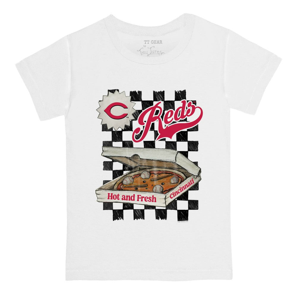 Cincinnati Reds Tiny Turnip Youth Pizza T-Shirt | MLB Near me