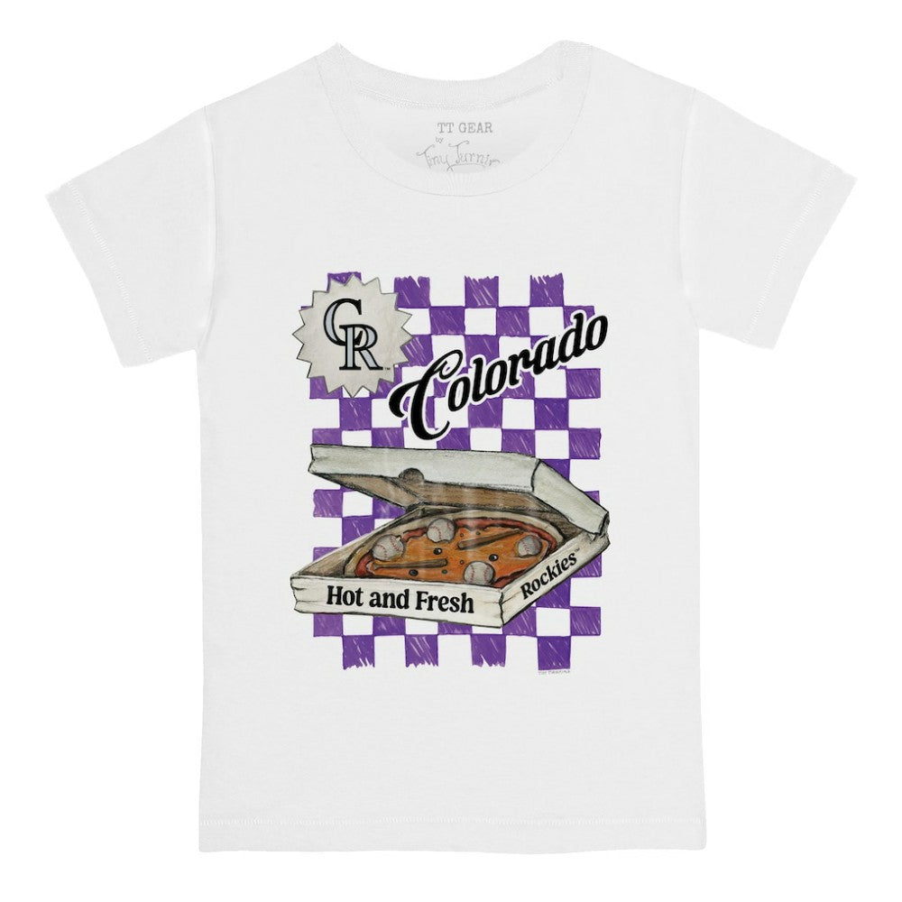 Colorado Rockies Tiny Turnip Youth Pizza T-Shirt | MLB Discount