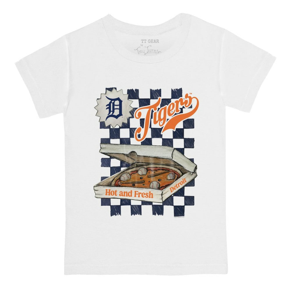 Detroit Tigers Tiny Turnip Youth Pizza T-Shirt | MLB Sale