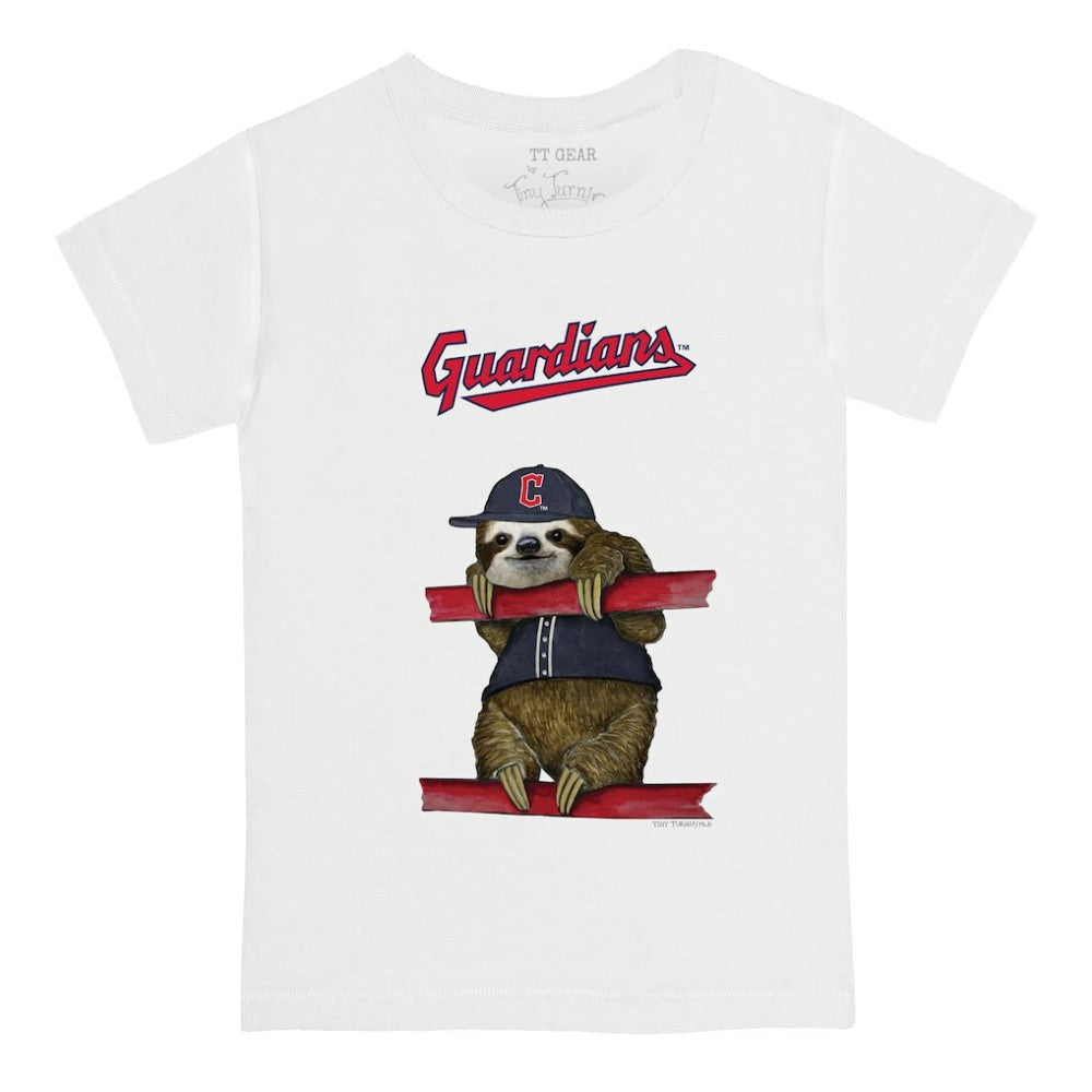 Cleveland Guardians Tiny Turnip Youth Sloth T-Shirt | MLB Outlet