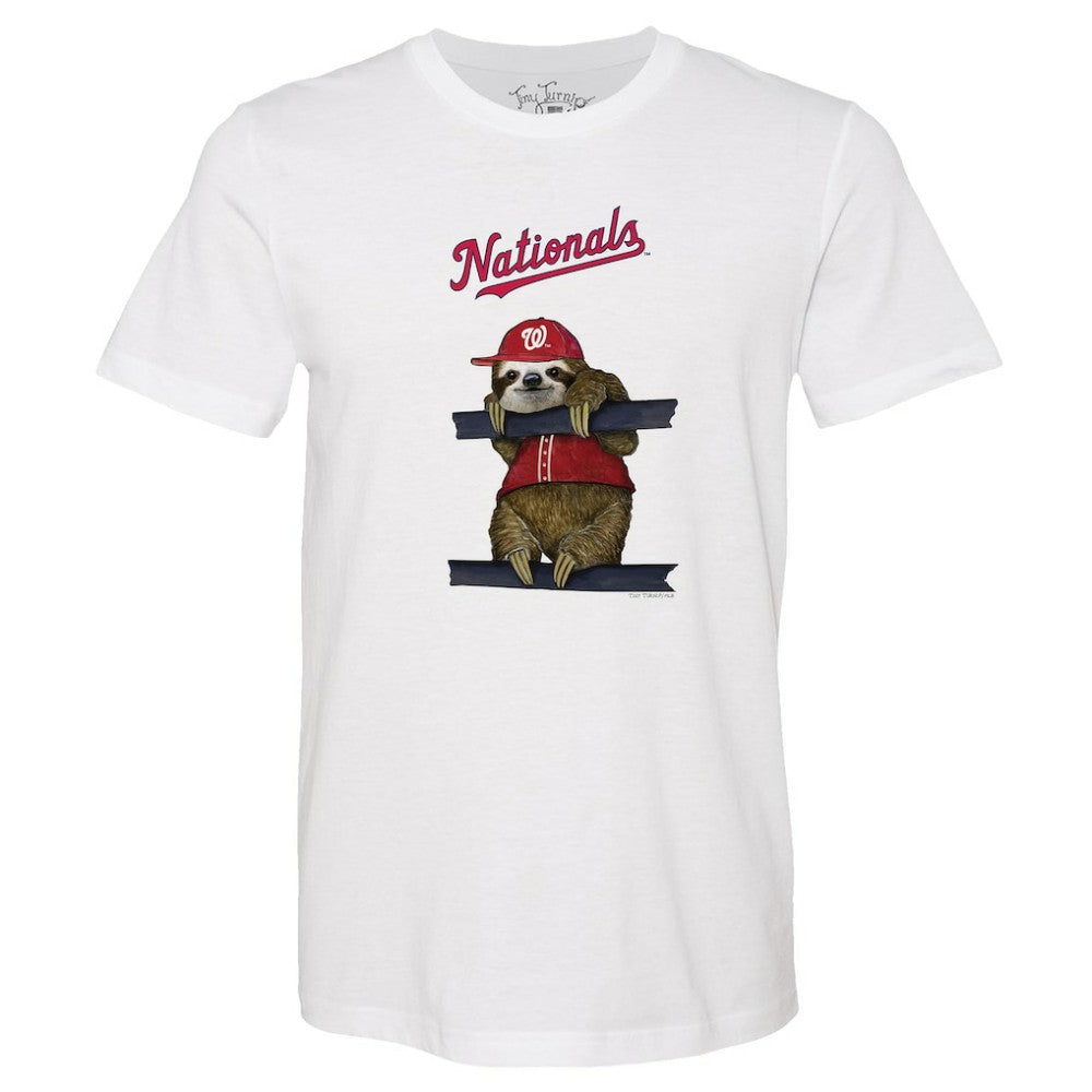 Washington Nationals Tiny Turnip Unisex Sloth T-Shirt | MLB For sale