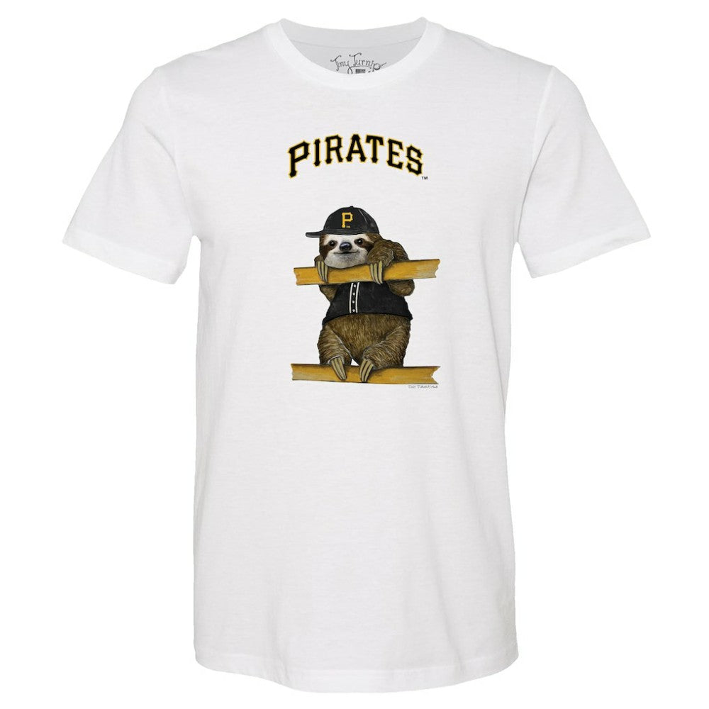 Pittsburgh Pirates Tiny Turnip Unisex Sloth T-Shirt | MLB New
