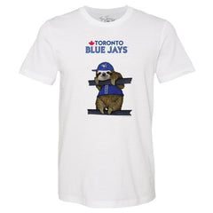 Toronto Blue Jays Tiny Turnip Unisex Sloth T-Shirt | MLB For sale
