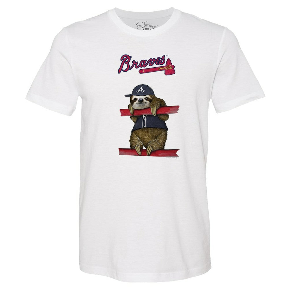 Atlanta Braves Tiny Turnip Unisex Sloth T-Shirt | MLB Near me