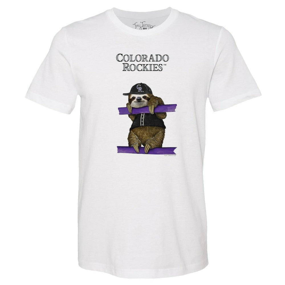Colorado Rockies Tiny Turnip Unisex Sloth T-Shirt | MLB New