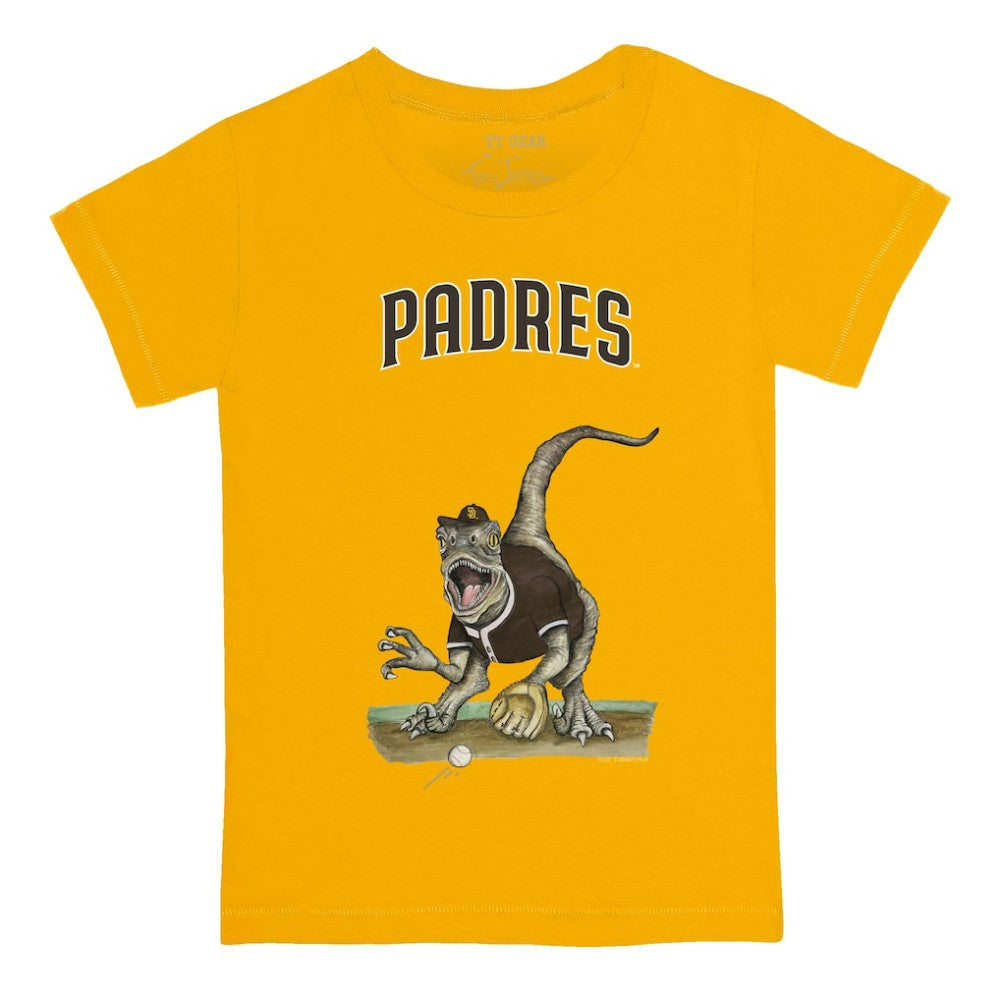 San Diego Padres Tiny Turnip Youth Velociraptor T-Shirt | MLB New