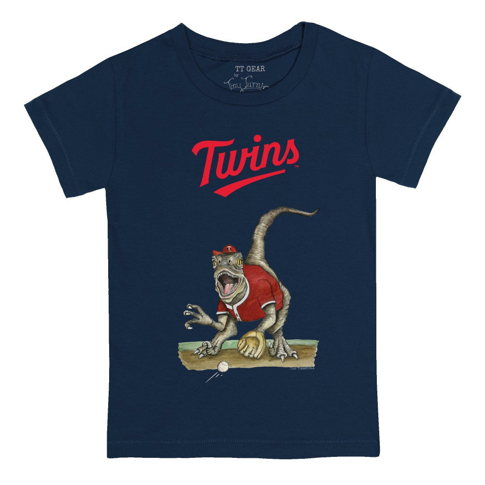 Minnesota Twins Tiny Turnip Youth Velociraptor T-Shirt | MLB US