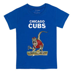 Chicago Cubs Tiny Turnip Youth Velociraptor T-Shirt | MLB For sale