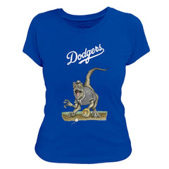 Los Angeles Dodgers Tiny Turnip Women's Velociraptor T-Shirt | MLB Shop