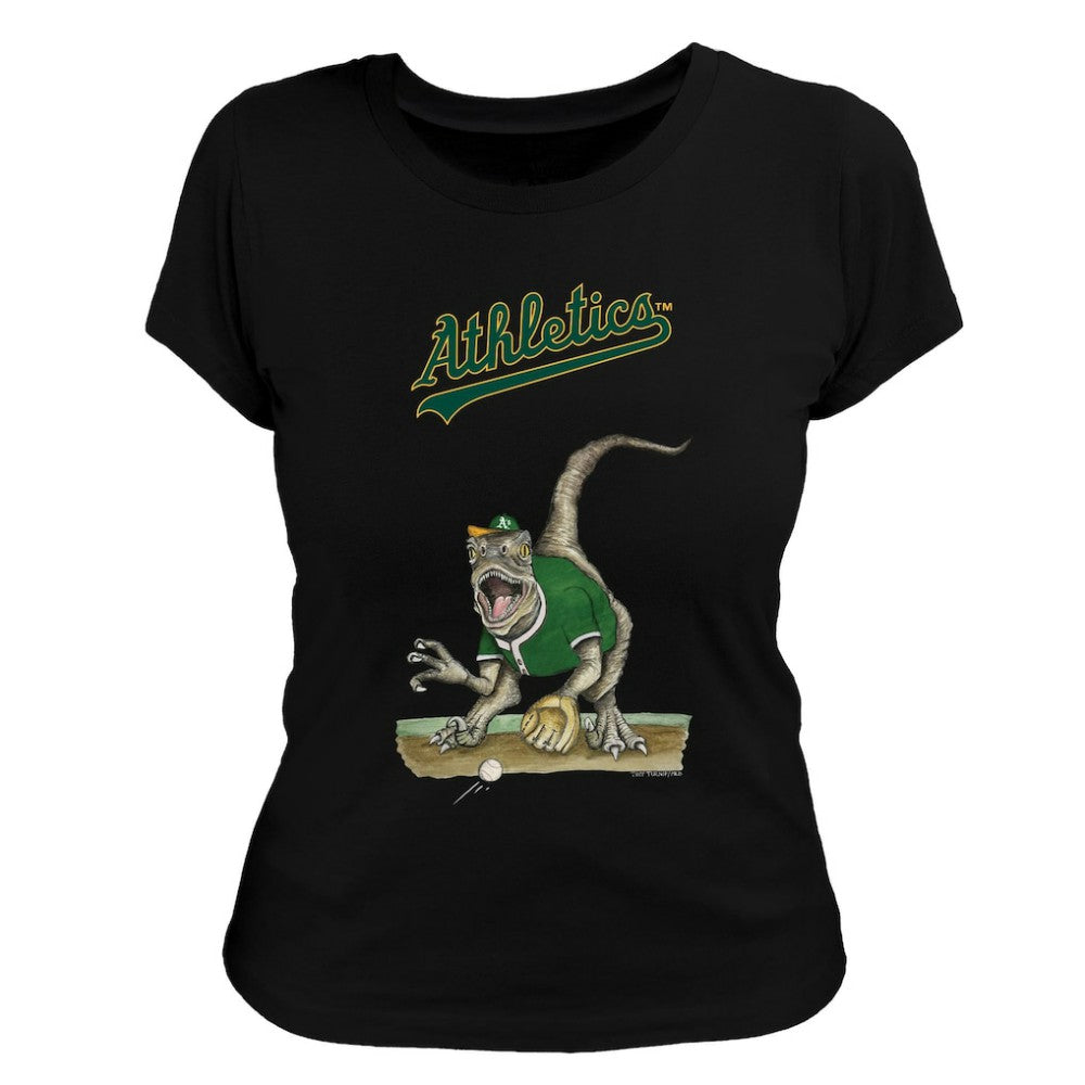 Athletics Tiny Turnip Women's Velociraptor T-Shirt | MLB US