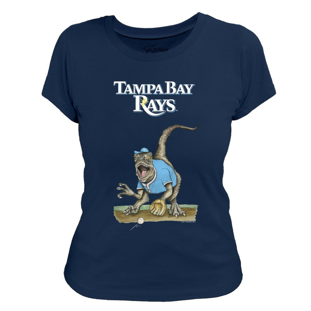 Tampa Bay Rays Tiny Turnip Women's Velociraptor T-Shirt | MLB US