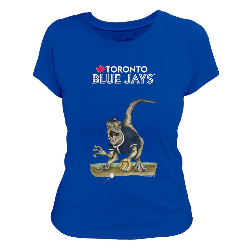Toronto Blue Jays Tiny Turnip Women's Velociraptor T-Shirt | MLB US
