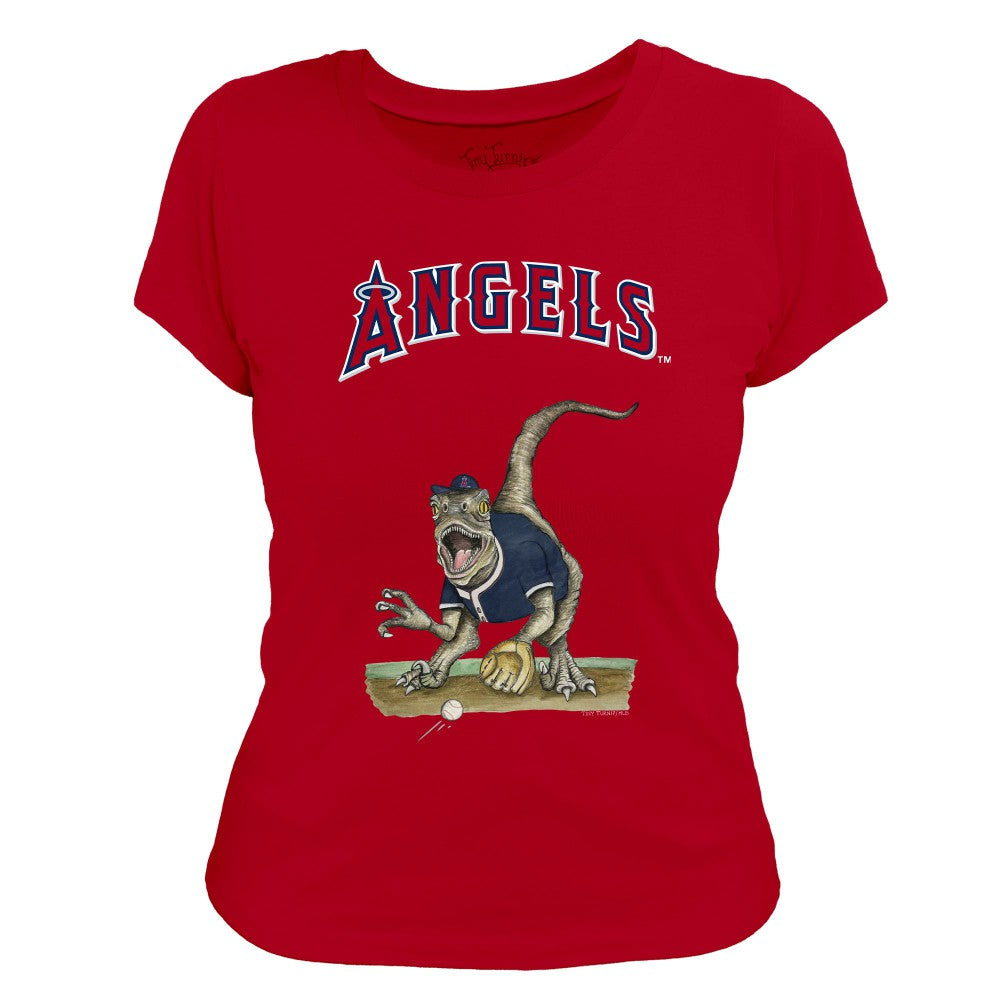Los Angeles Angels Tiny Turnip Women's Velociraptor T-Shirt | MLB Online