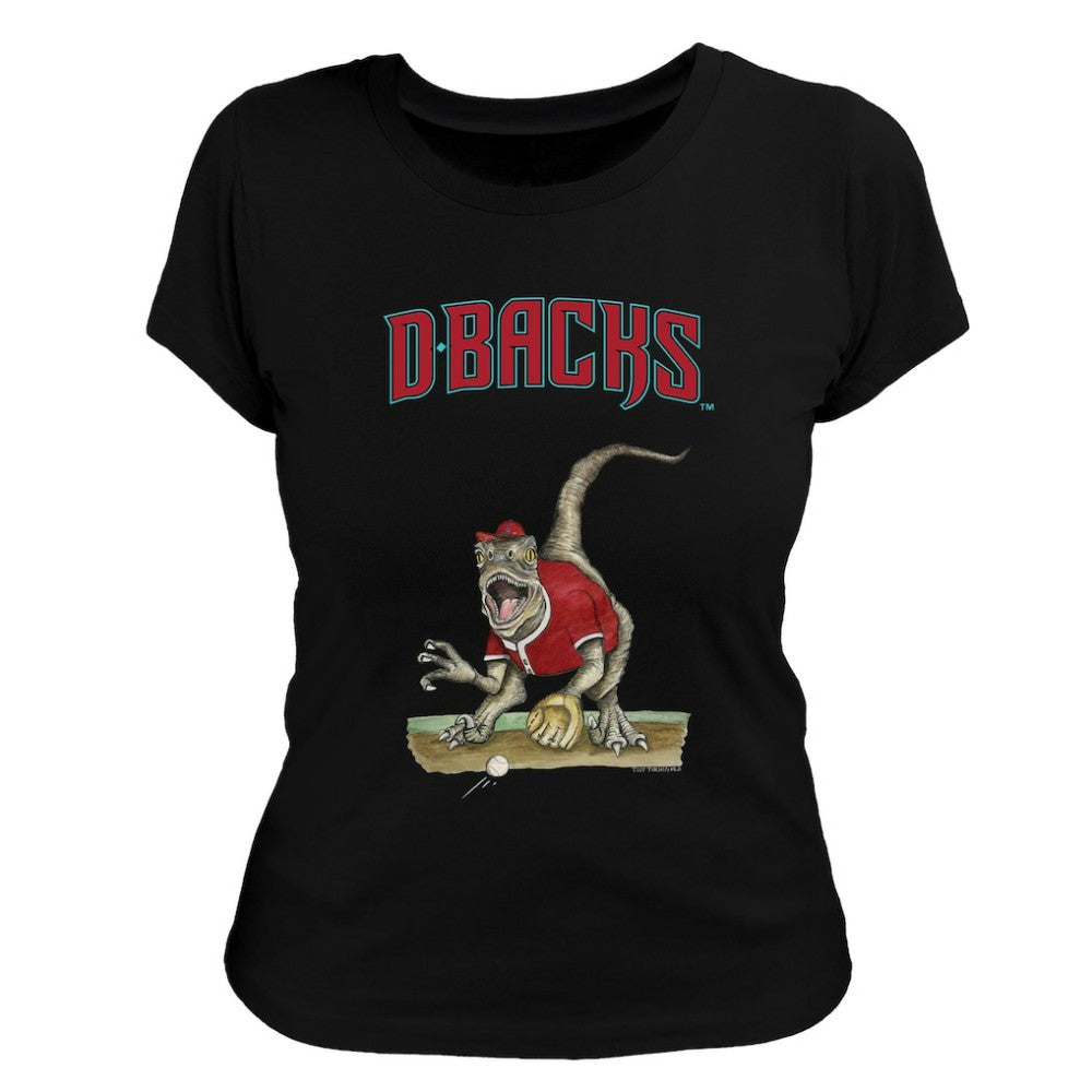 Arizona Diamondbacks Tiny Turnip Women's Velociraptor T-Shirt | MLB New
