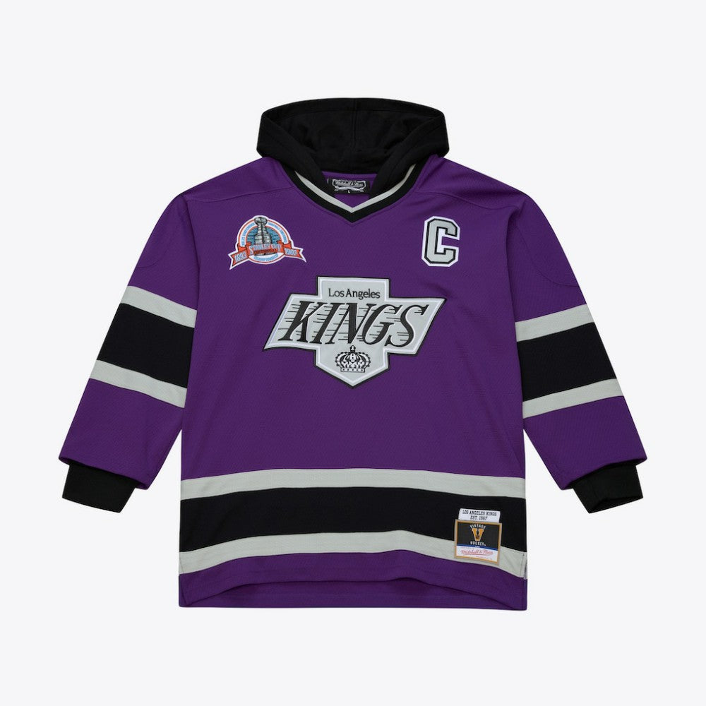 Los Angeles Kings Mitchell & Ness x Just Don Jersey Hoodie Discount