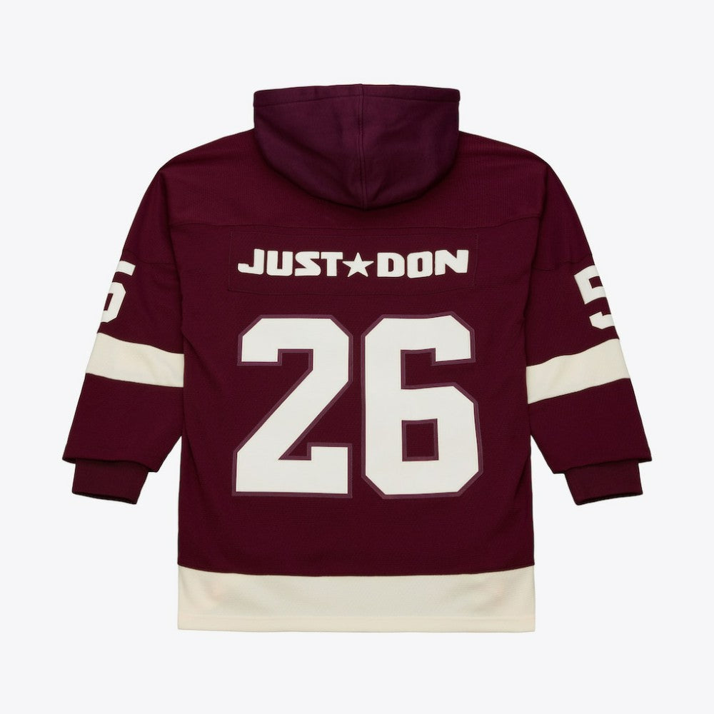 Detroit Red Wings Mitchell & Ness x Just Don Jersey Hoodie For Sale