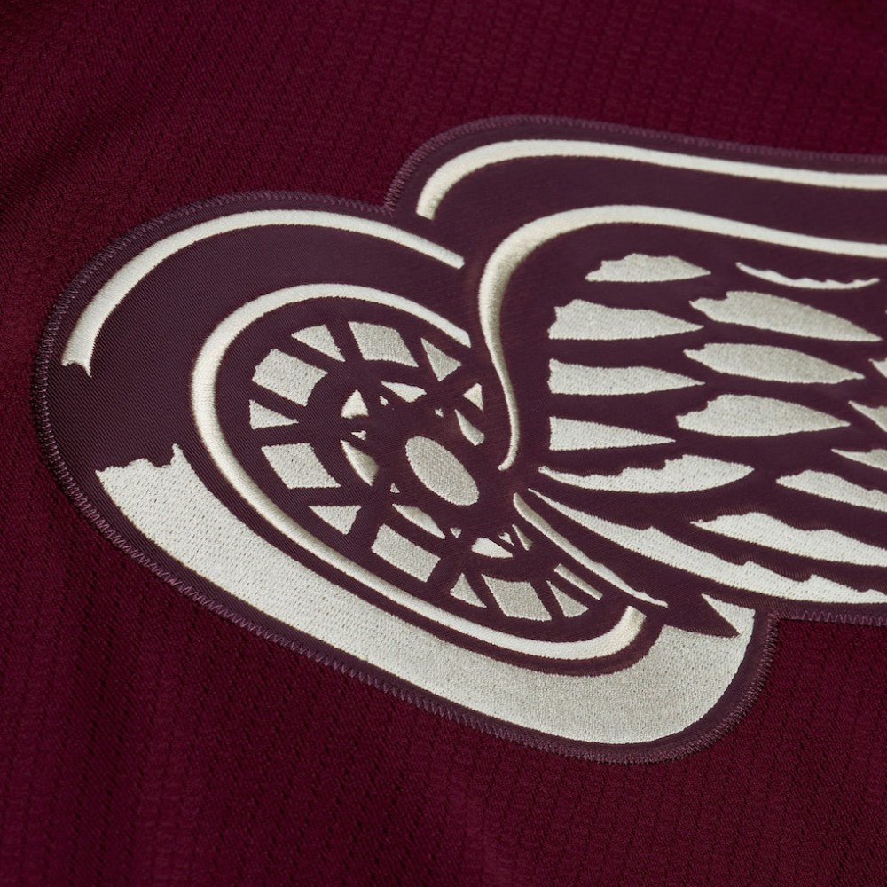 Detroit Red Wings Mitchell & Ness x Just Don Jersey Hoodie For Sale