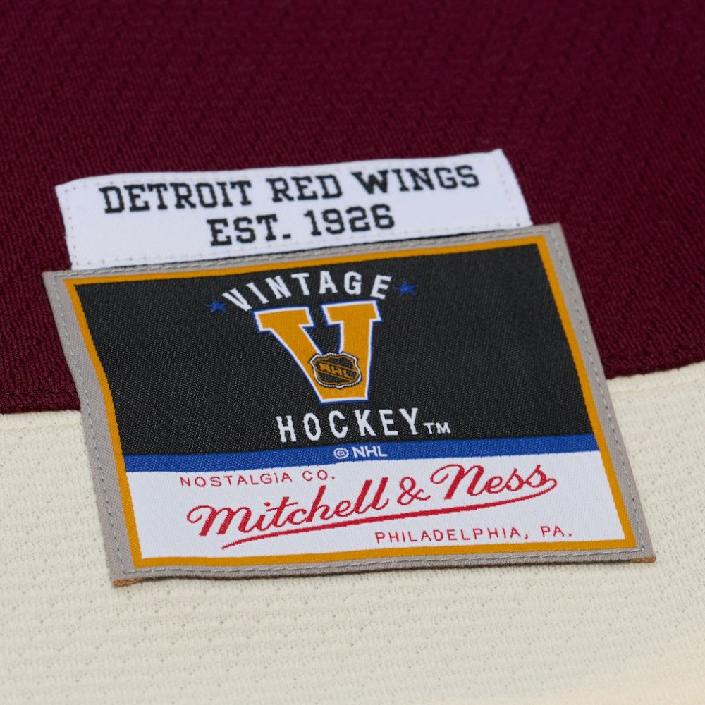 Detroit Red Wings Mitchell & Ness x Just Don Jersey Hoodie For Sale