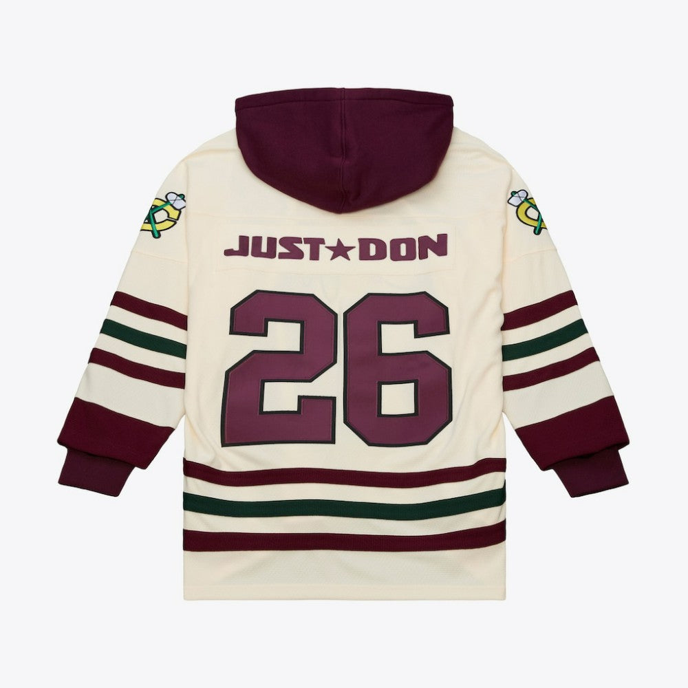 Chicago Blackhawks Mitchell & Ness x Just Don Jersey Hoodie Online