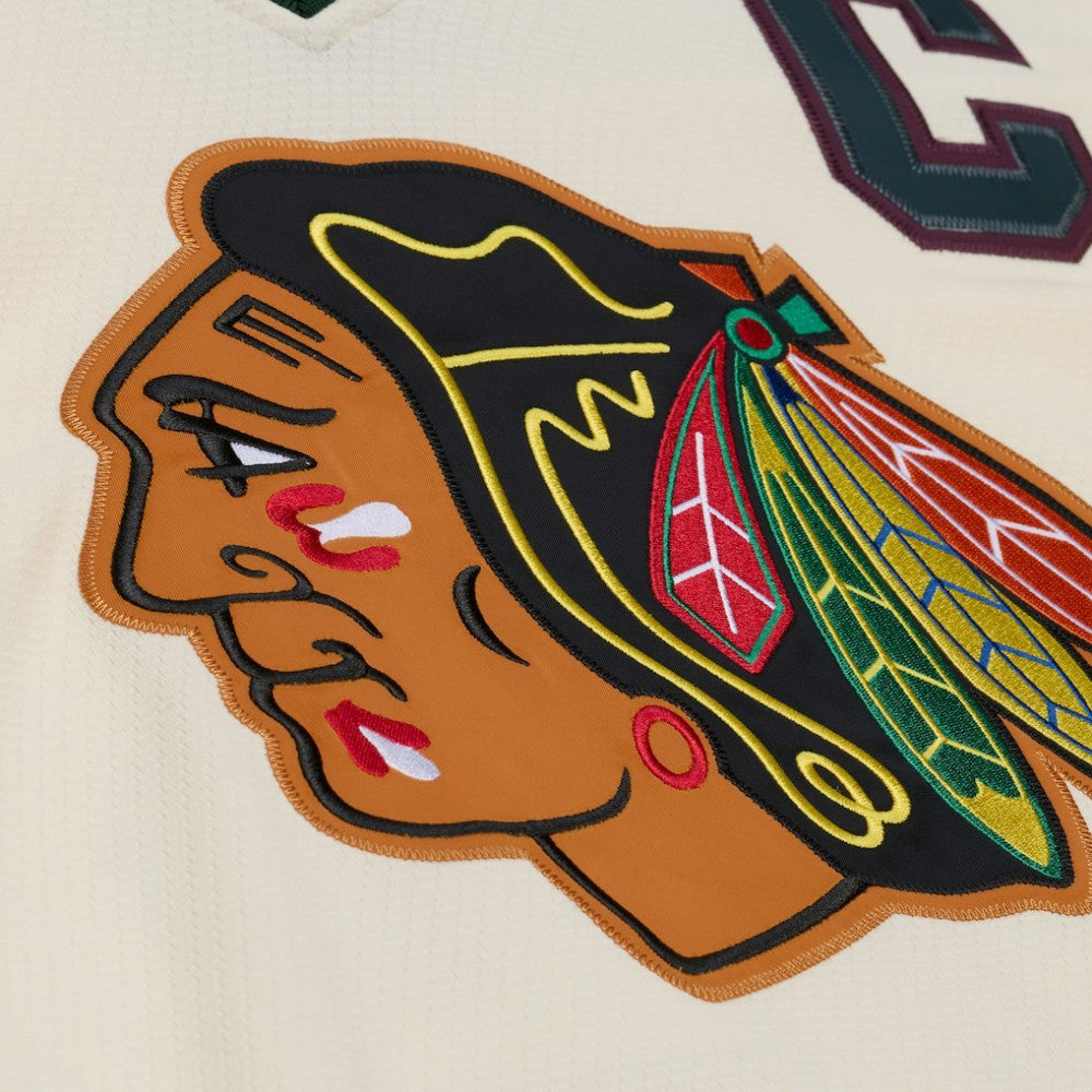 Chicago Blackhawks Mitchell & Ness x Just Don Jersey Hoodie Online