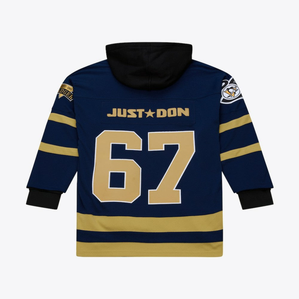 Pittsburgh Penguins Mitchell & Ness x Just Don Jersey Hoodie On Sale