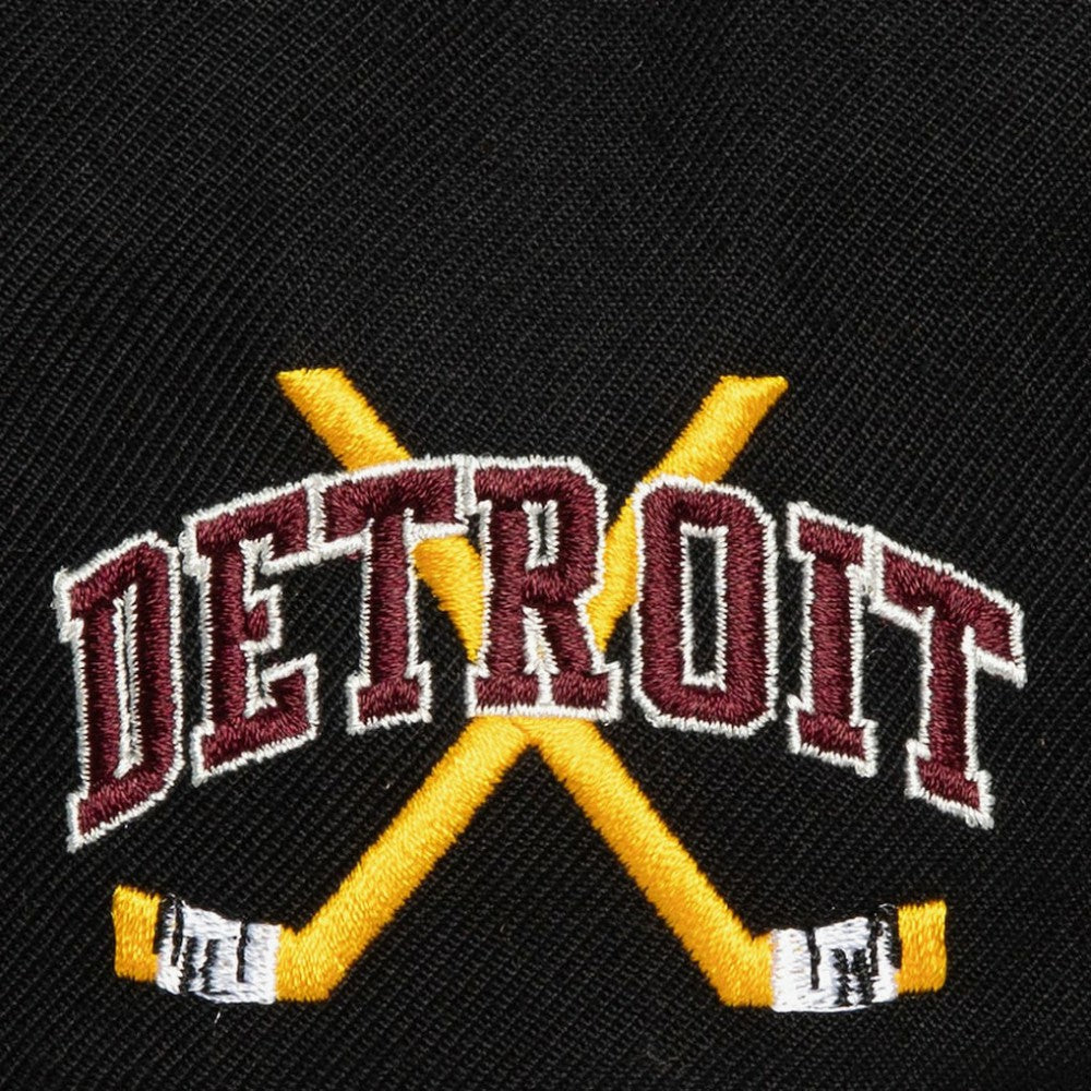 Detroit Red Wings Mitchell & Ness x Just Don Wave Script Pro Strapback Hat Outlet