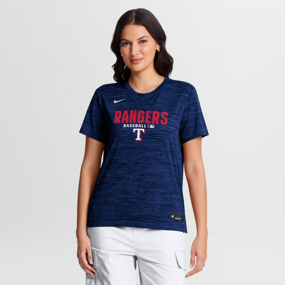 Texas Rangers Nike Women's Authentic Collection Velocity Dri-FIT T-Shirt | MLB Shop
