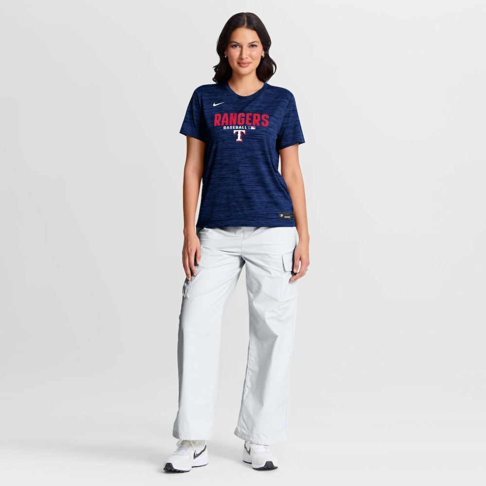 Texas Rangers Nike Women's Authentic Collection Velocity Dri-FIT T-Shirt | MLB Shop