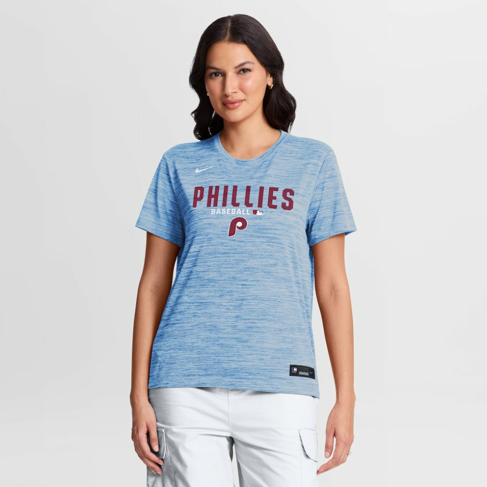 Philadelphia Phillies Nike Women's Authentic Collection Alternate Logo Velocity Dri-FIT T-Shirt | MLB For sale