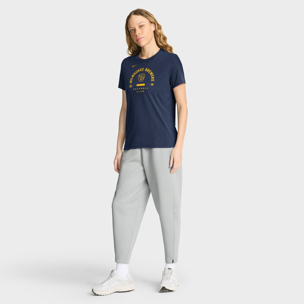 Milwaukee Brewers Nike Women's Authentic Collection Early Work Tri-Blend Dri-FIT T-Shirt | MLB Near me