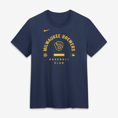 Milwaukee Brewers Nike Women's Authentic Collection Early Work Tri-Blend Dri-FIT T-Shirt | MLB Near me