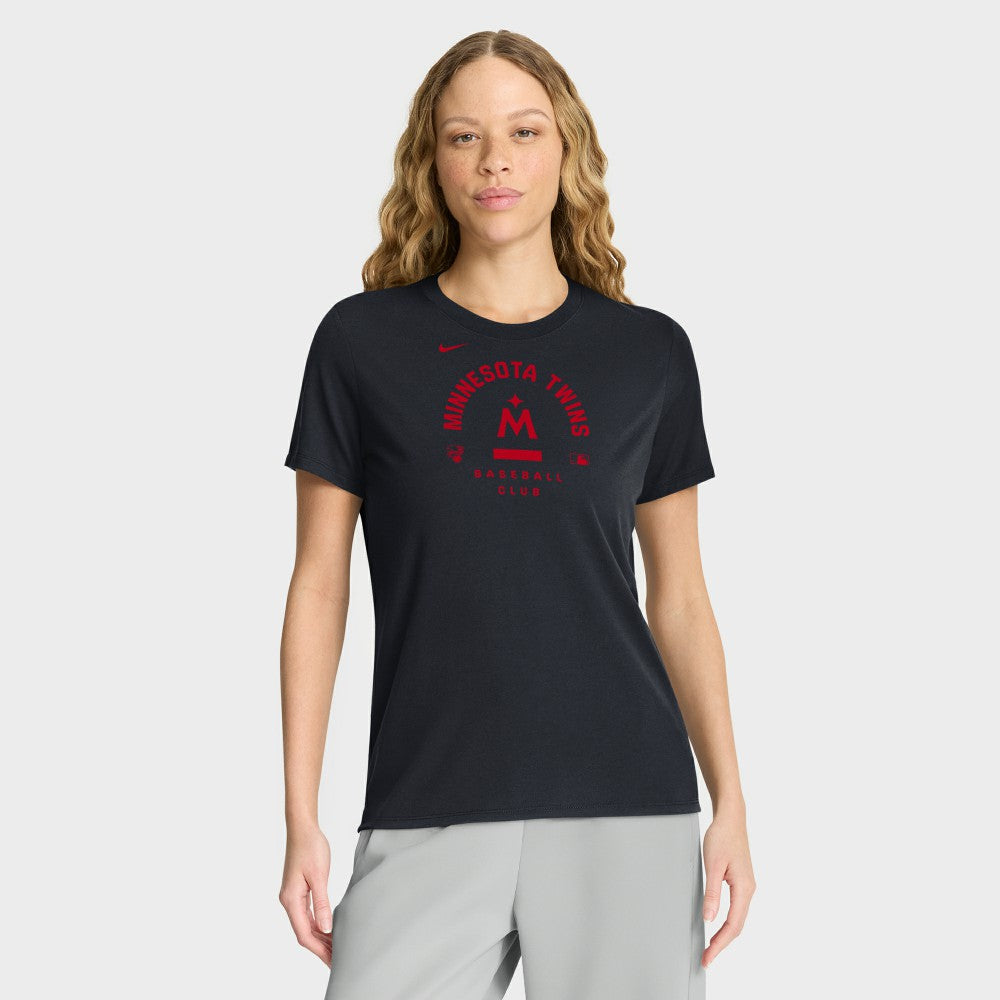 Minnesota Twins Nike Women's Authentic Collection Early Work Tri-Blend Dri-FIT T-Shirt | MLB Outlet