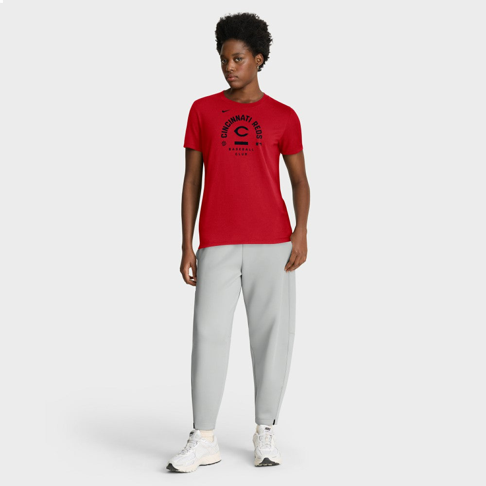 Cincinnati Reds Nike Women's Authentic Collection Early Work Tri-Blend Dri-FIT T-Shirt | MLB New