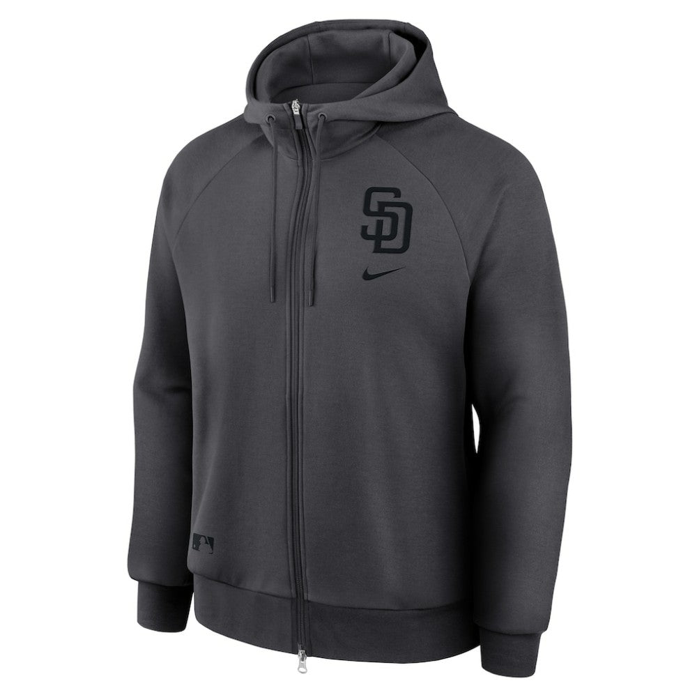 San Diego Padres Nike Authentic Collection Player Raglan Dri-FIT Full-Zip Hoodie | MLB US