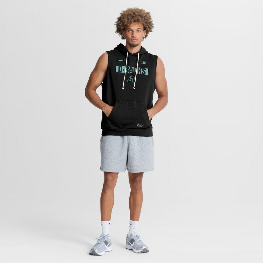 Arizona Diamondbacks Nike Authentic Collection Standard Issue Dri-FIT Sleeveless Hoodie | MLB New