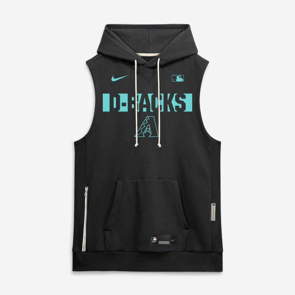 Arizona Diamondbacks Nike Authentic Collection Standard Issue Dri-FIT Sleeveless Hoodie | MLB New