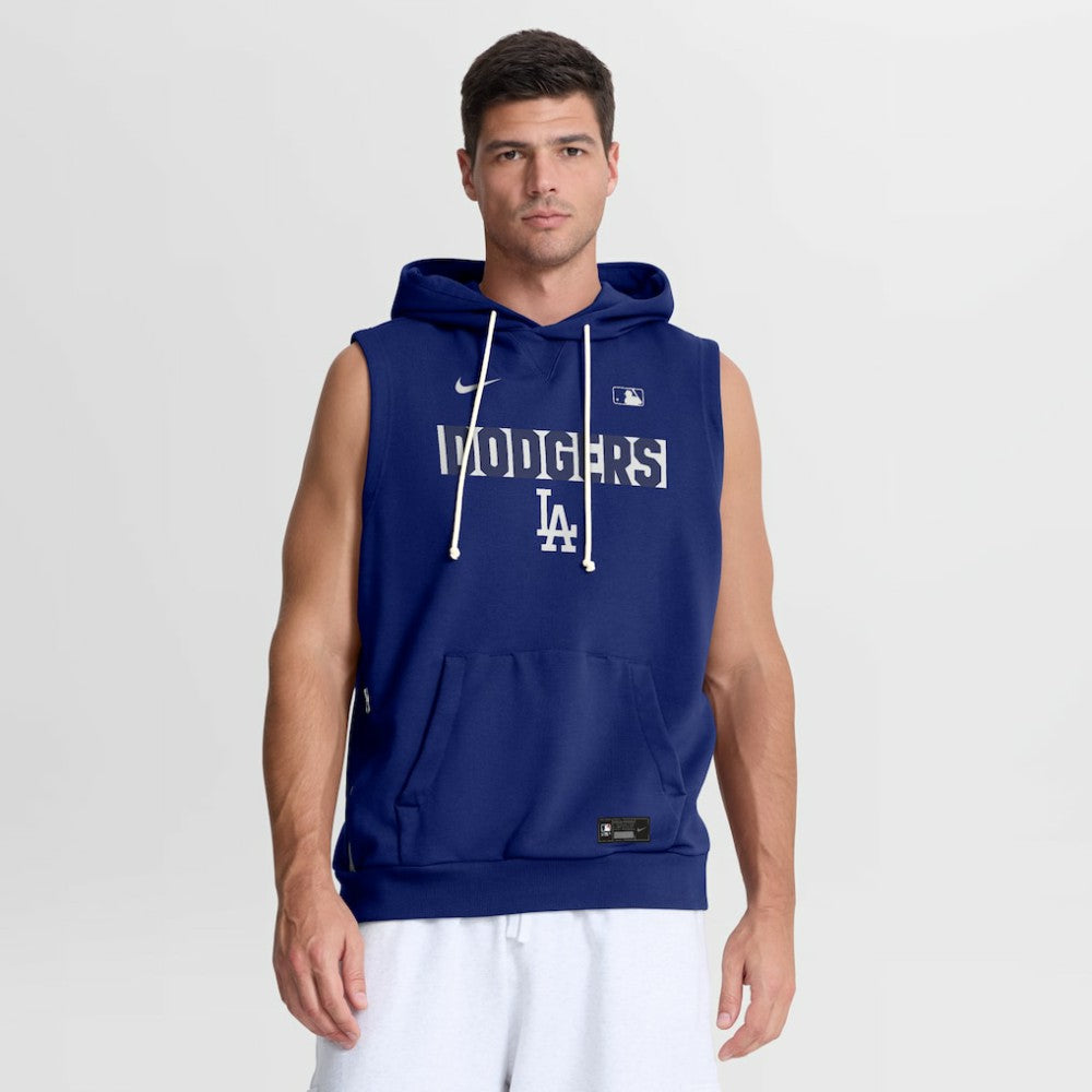Los Angeles Dodgers Nike Authentic Collection Standard Issue Dri-FIT Sleeveless Hoodie | MLB US