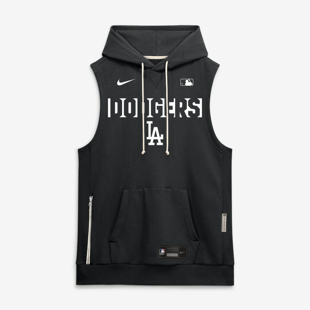 Los Angeles Dodgers Nike Authentic Collection Standard Issue Dri-FIT Sleeveless Hoodie | MLB Sale