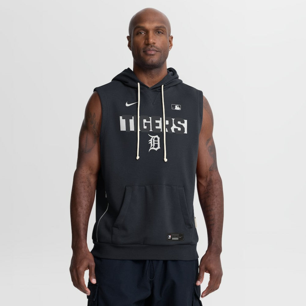 Detroit Tigers Nike Authentic Collection Standard Issue Dri-FIT Sleeveless Hoodie | MLB On Sale