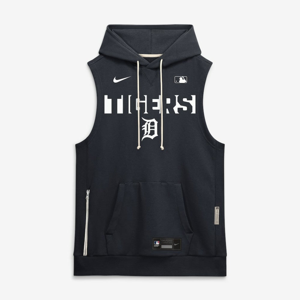 Detroit Tigers Nike Authentic Collection Standard Issue Dri-FIT Sleeveless Hoodie | MLB On Sale