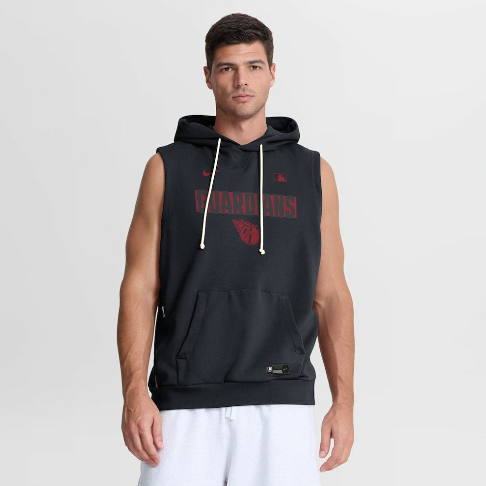 Cleveland Guardians Nike Authentic Collection Standard Issue Dri-FIT Sleeveless Hoodie | MLB US