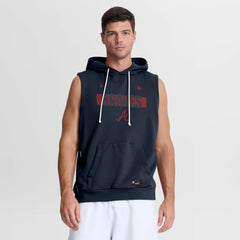 Atlanta Braves Nike Authentic Collection Standard Issue Dri-FIT Sleeveless Hoodie | MLB Online