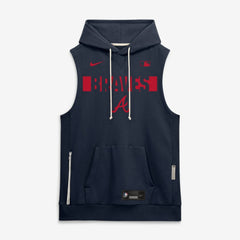 Atlanta Braves Nike Authentic Collection Standard Issue Dri-FIT Sleeveless Hoodie | MLB Online