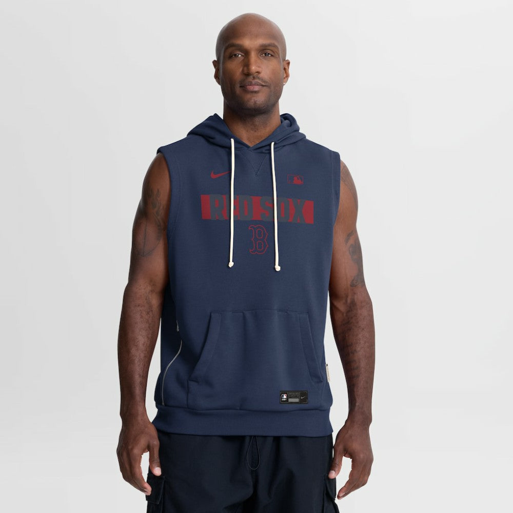 Boston Red Sox Nike Authentic Collection Standard Issue Dri-FIT Sleeveless Hoodie | MLB Outlet