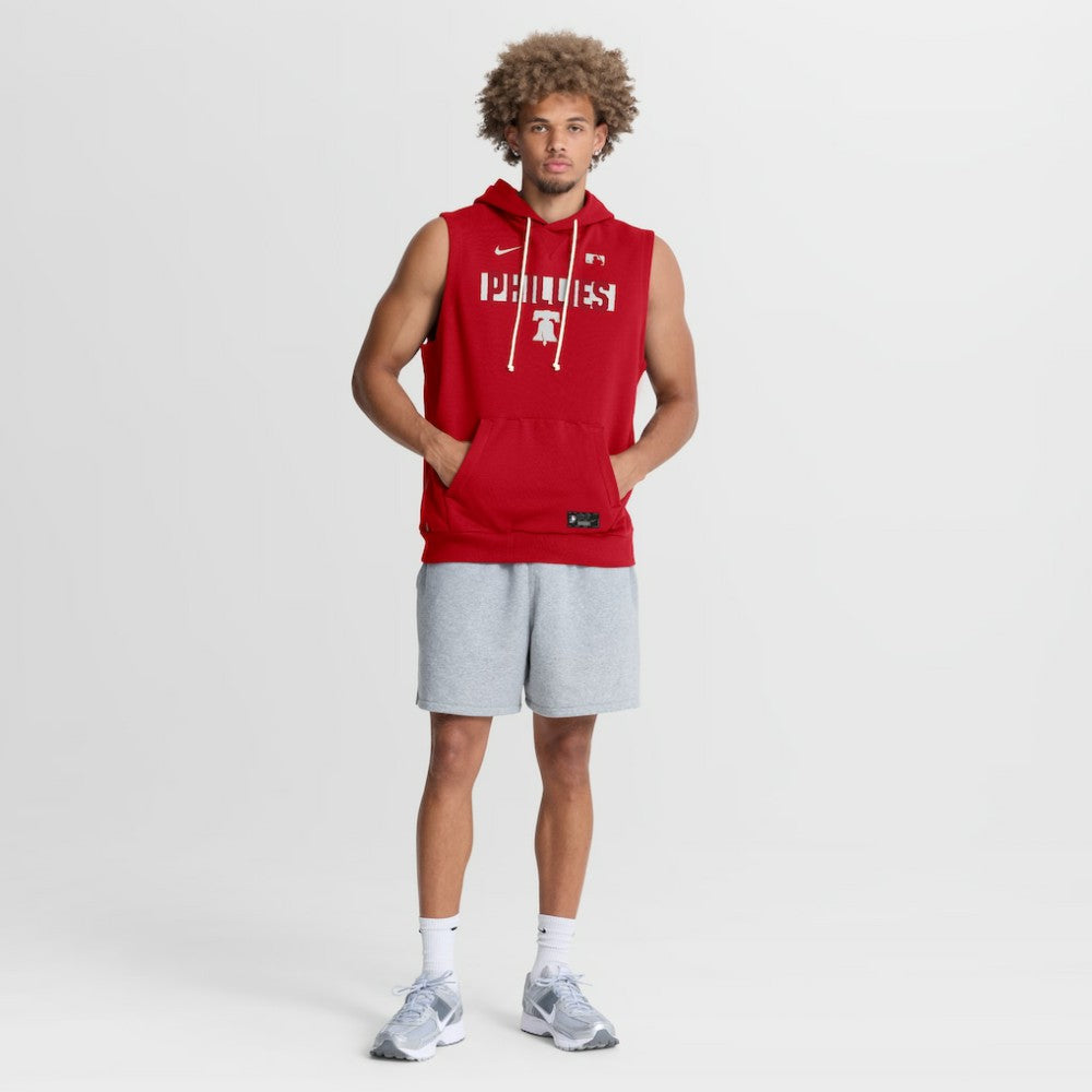 Philadelphia Phillies Nike Authentic Collection Standard Issue Dri-FIT Sleeveless Hoodie | MLB New