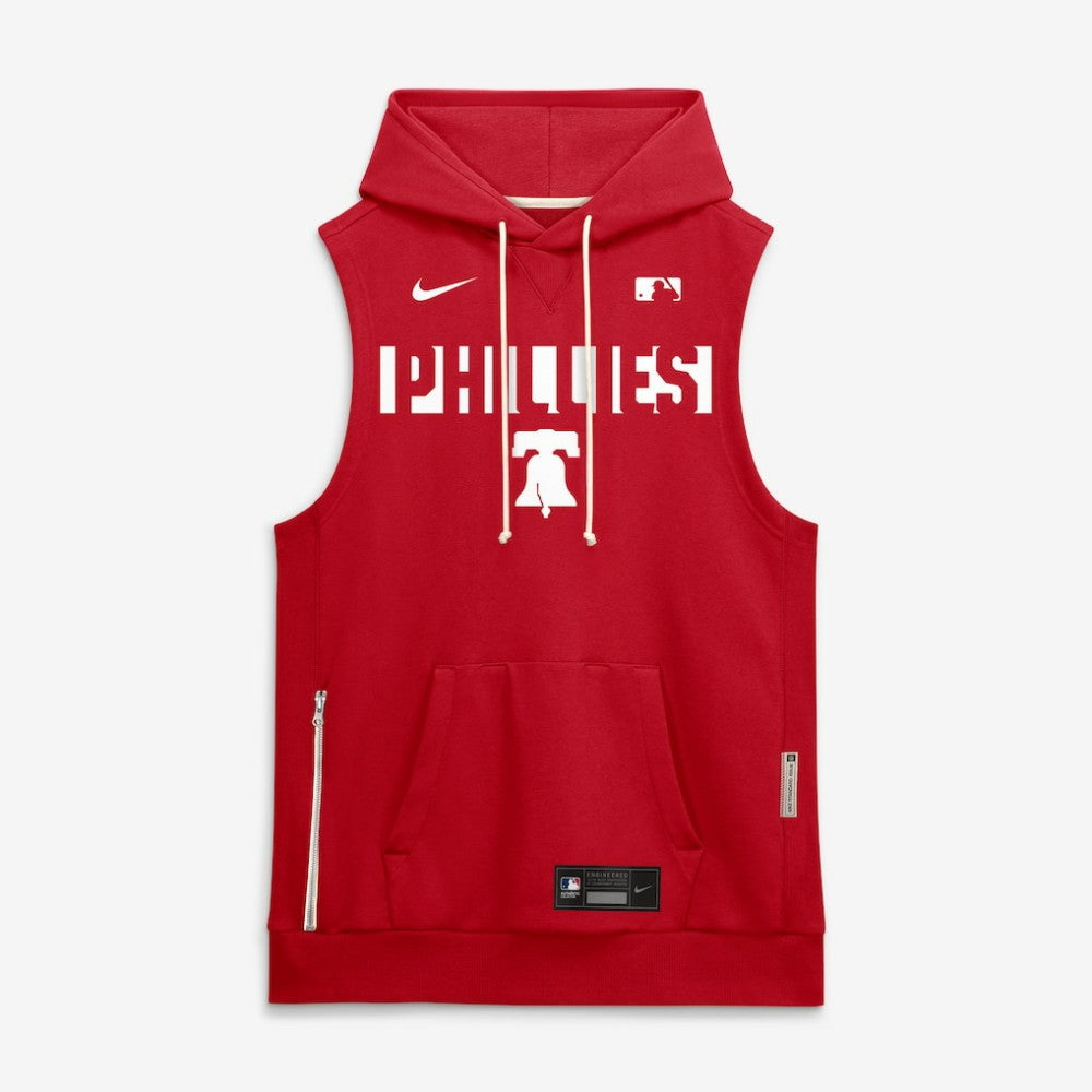 Philadelphia Phillies Nike Authentic Collection Standard Issue Dri-FIT Sleeveless Hoodie | MLB New