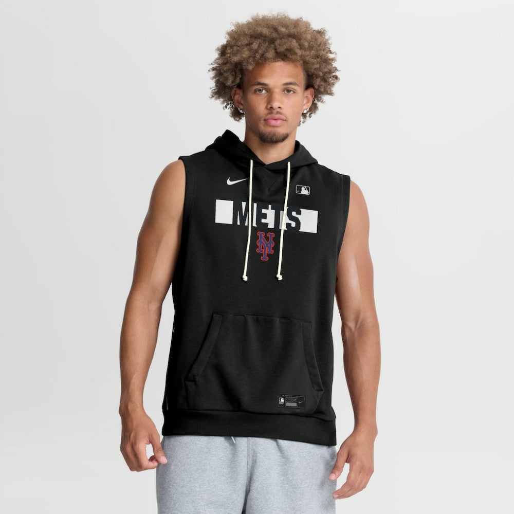 New York Mets Nike Authentic Collection Standard Issue Dri-FIT Sleeveless Hoodie | MLB Discount