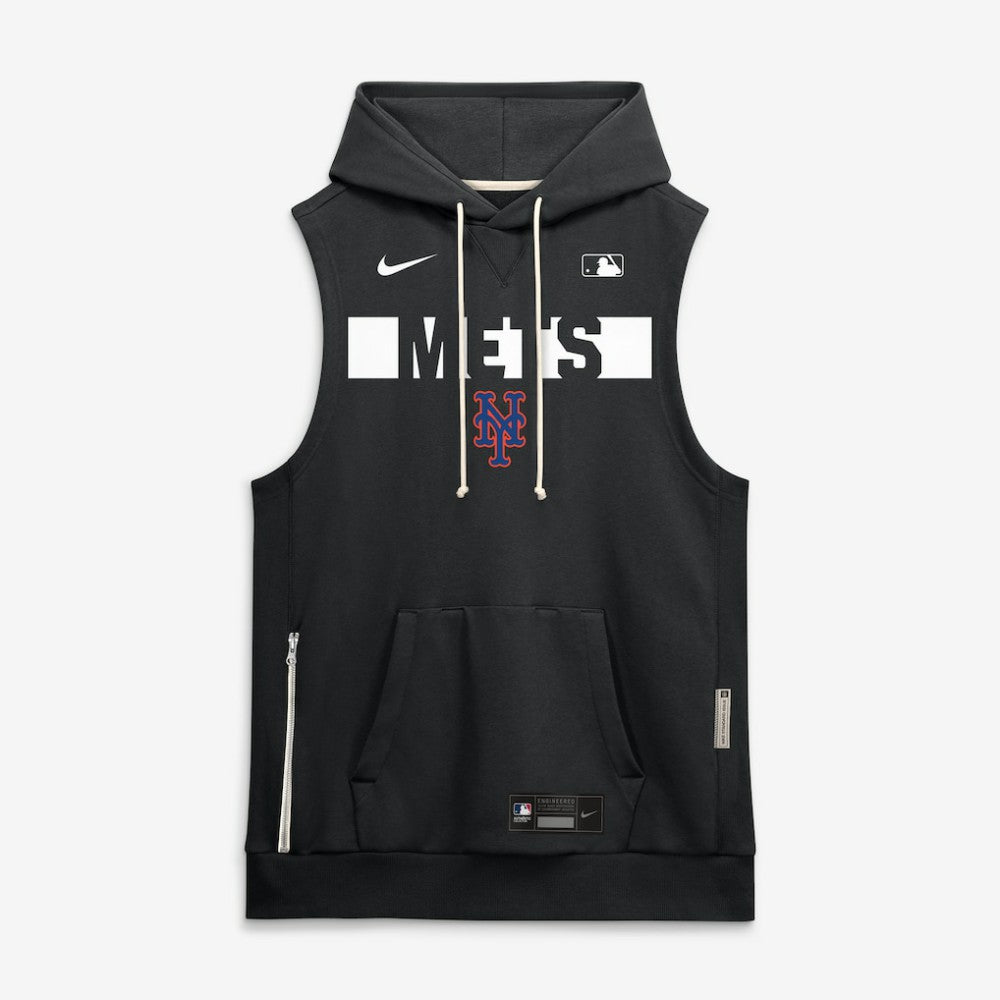New York Mets Nike Authentic Collection Standard Issue Dri-FIT Sleeveless Hoodie | MLB Discount