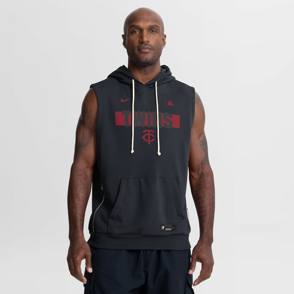 Minnesota Twins Nike Authentic Collection Standard Issue Dri-FIT Sleeveless Hoodie | MLB Near me