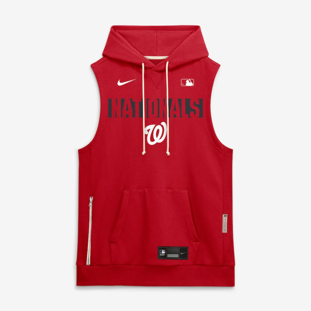 Washington Nationals Nike Authentic Collection Standard Issue Dri-FIT Sleeveless Hoodie | MLB New